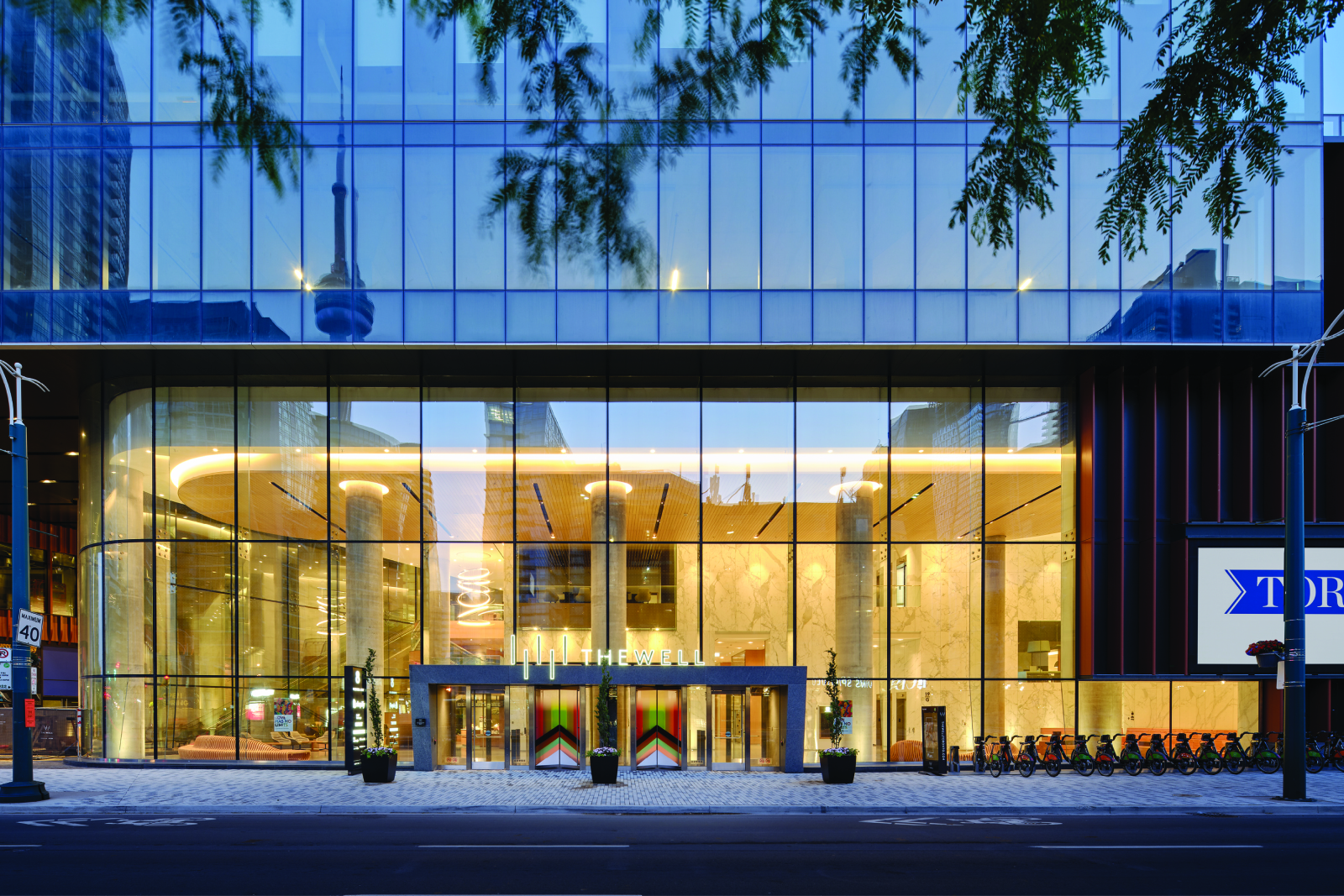 Exterior shot of 8 Spadina building